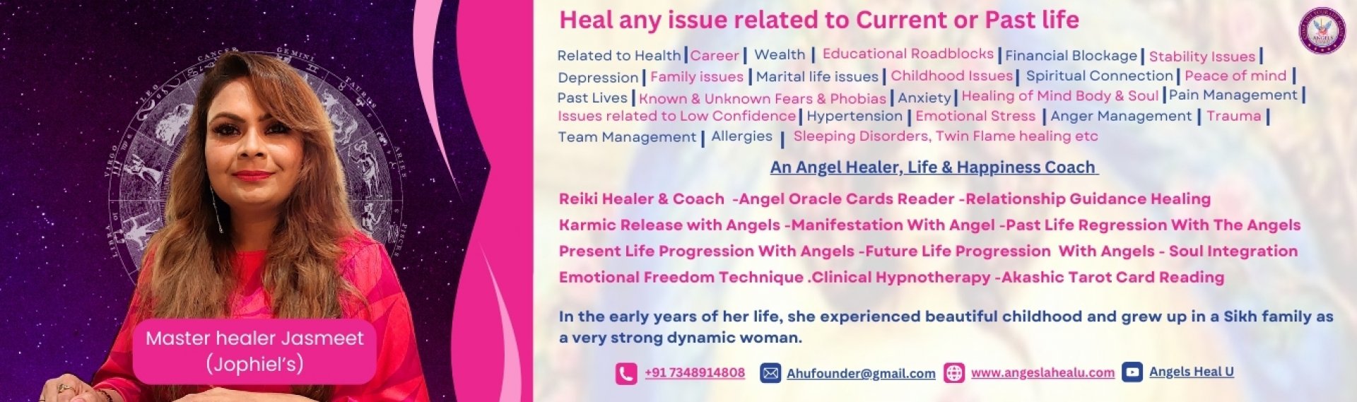 Heal any issue Related to Current or Past Life
